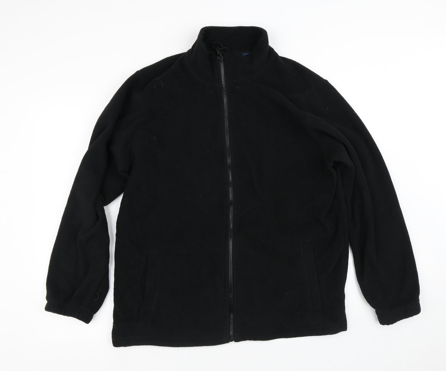 Mountain Warehouse Mens Black Collared  Polyester Pullover Jumper Size L