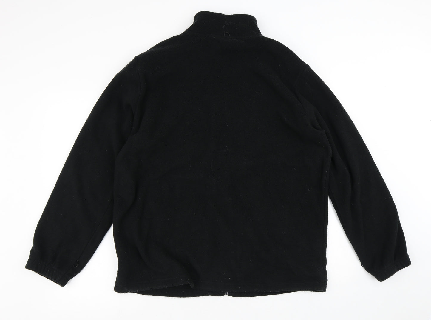 Mountain Warehouse Mens Black Collared  Polyester Pullover Jumper Size L