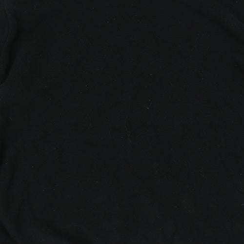 Mountain Warehouse Mens Black Collared  Polyester Pullover Jumper Size L