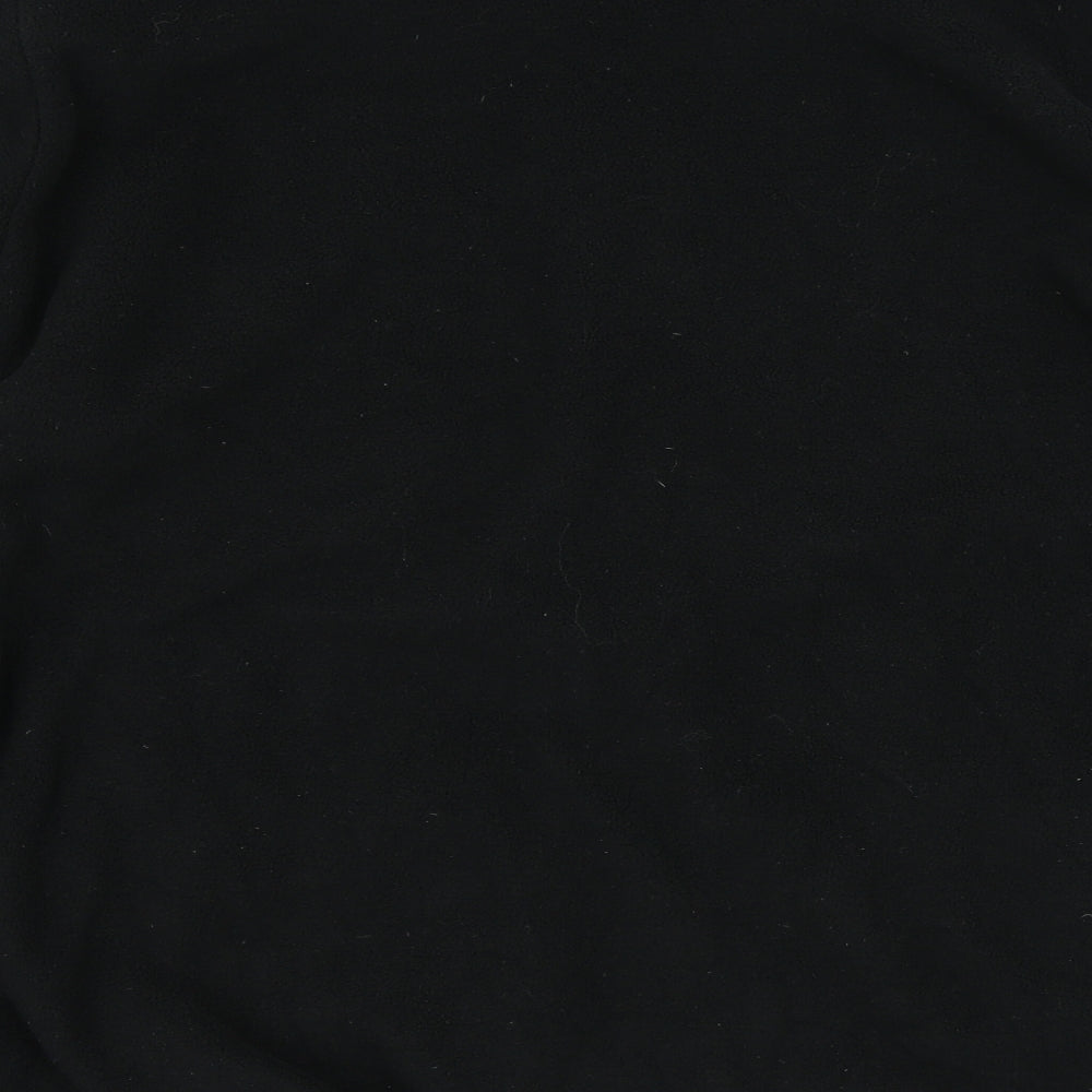 Mountain Warehouse Mens Black Collared  Polyester Pullover Jumper Size L