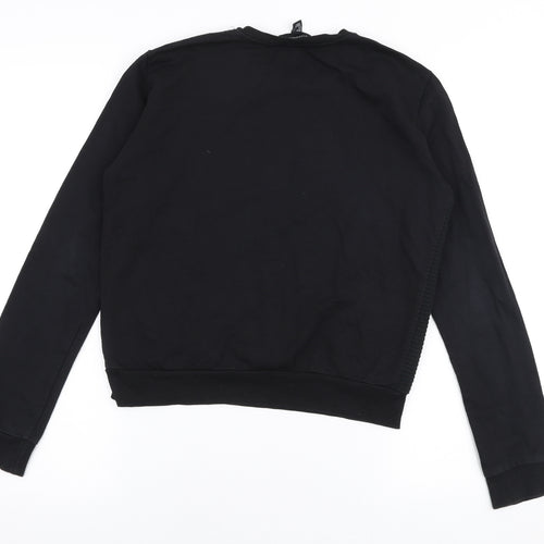 Atmosphere Womens Black  Polyester Pullover Sweatshirt Size 6  Pullover - Milano