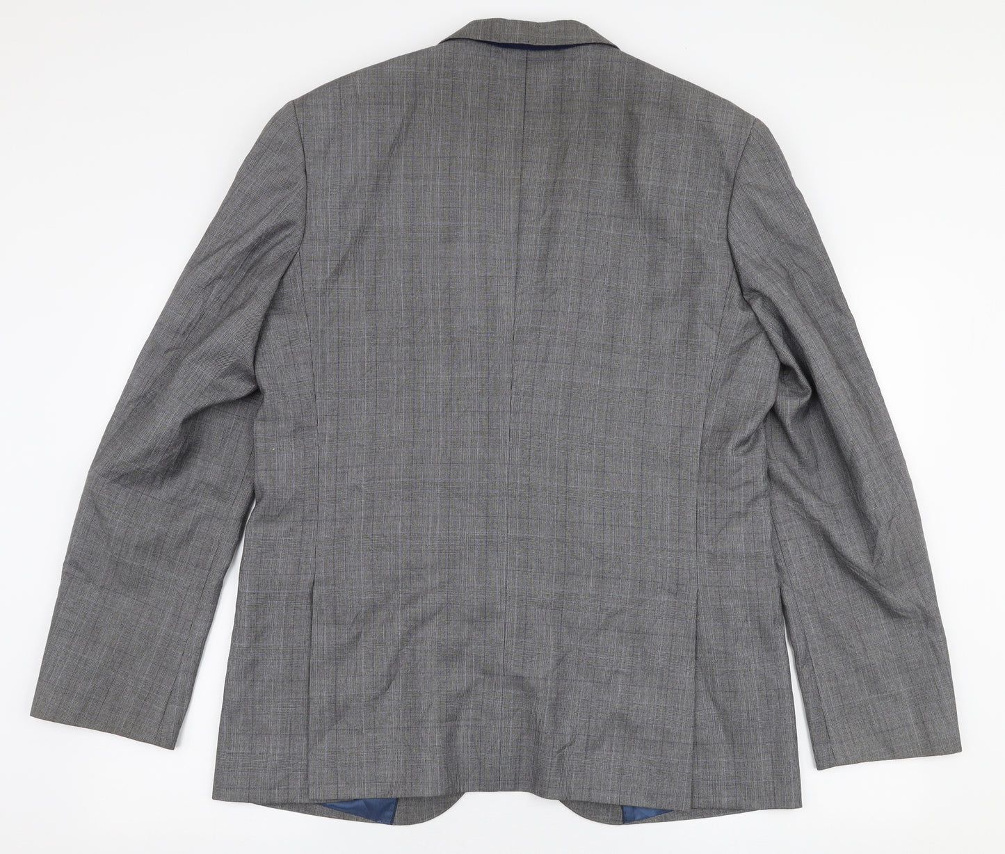 Cedar Wood State Mens Grey  Polyester Jacket Suit Jacket Size 42