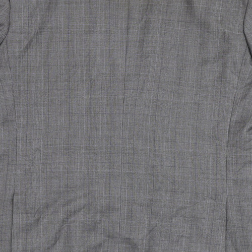 Cedar Wood State Mens Grey  Polyester Jacket Suit Jacket Size 42