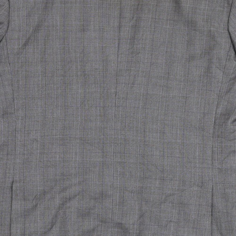 Cedar Wood State Mens Grey  Polyester Jacket Suit Jacket Size 42