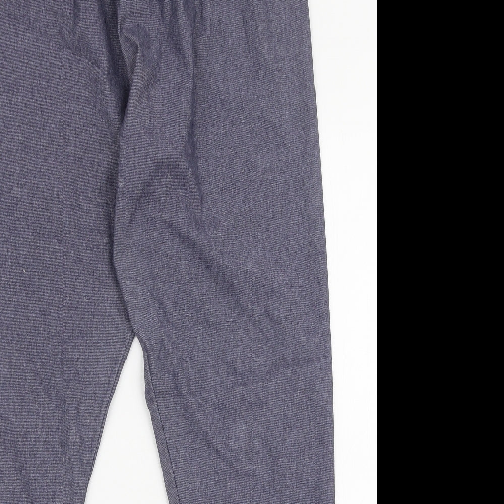 Label Be Womens Blue  Polyester Capri Leggings Size 18 L27 in