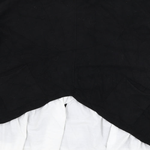 Z & H Fashion Womens Black High Neck  Viscose Pullover Jumper Size XL