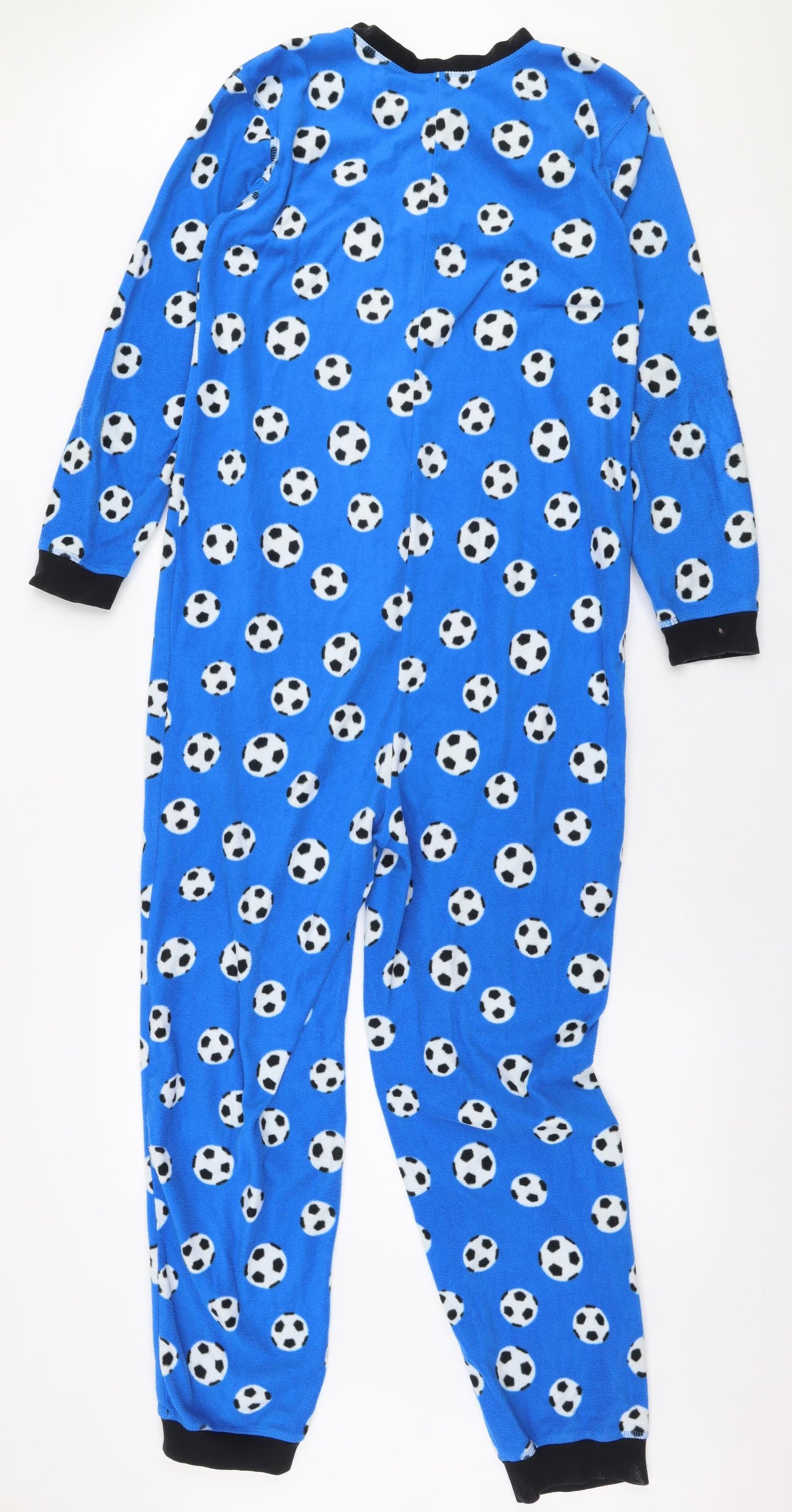 George Boys Blue  Polyester  One Piece Size 13-14 Years  Zip - Football