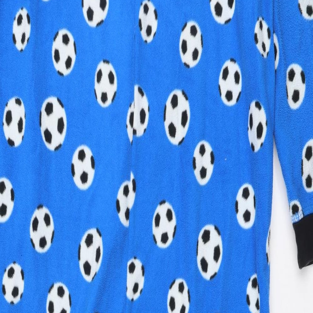 George Boys Blue  Polyester  One Piece Size 13-14 Years  Zip - Football