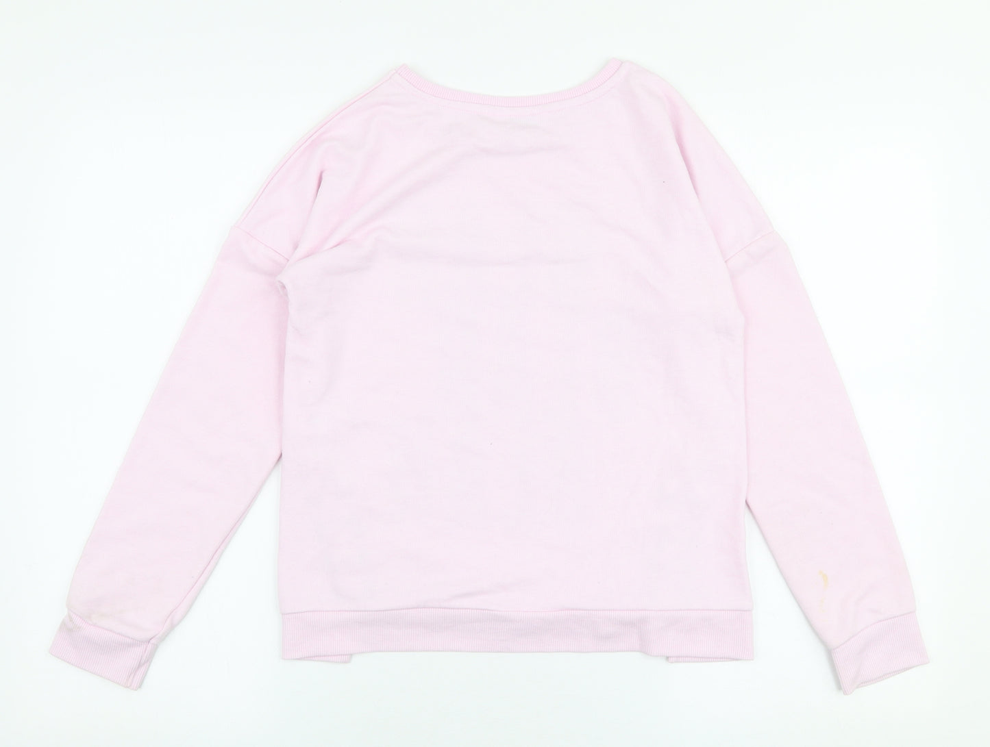 Primark Girls Pink  Polyester Pullover Sweatshirt Size 11-12 Years  Pullover