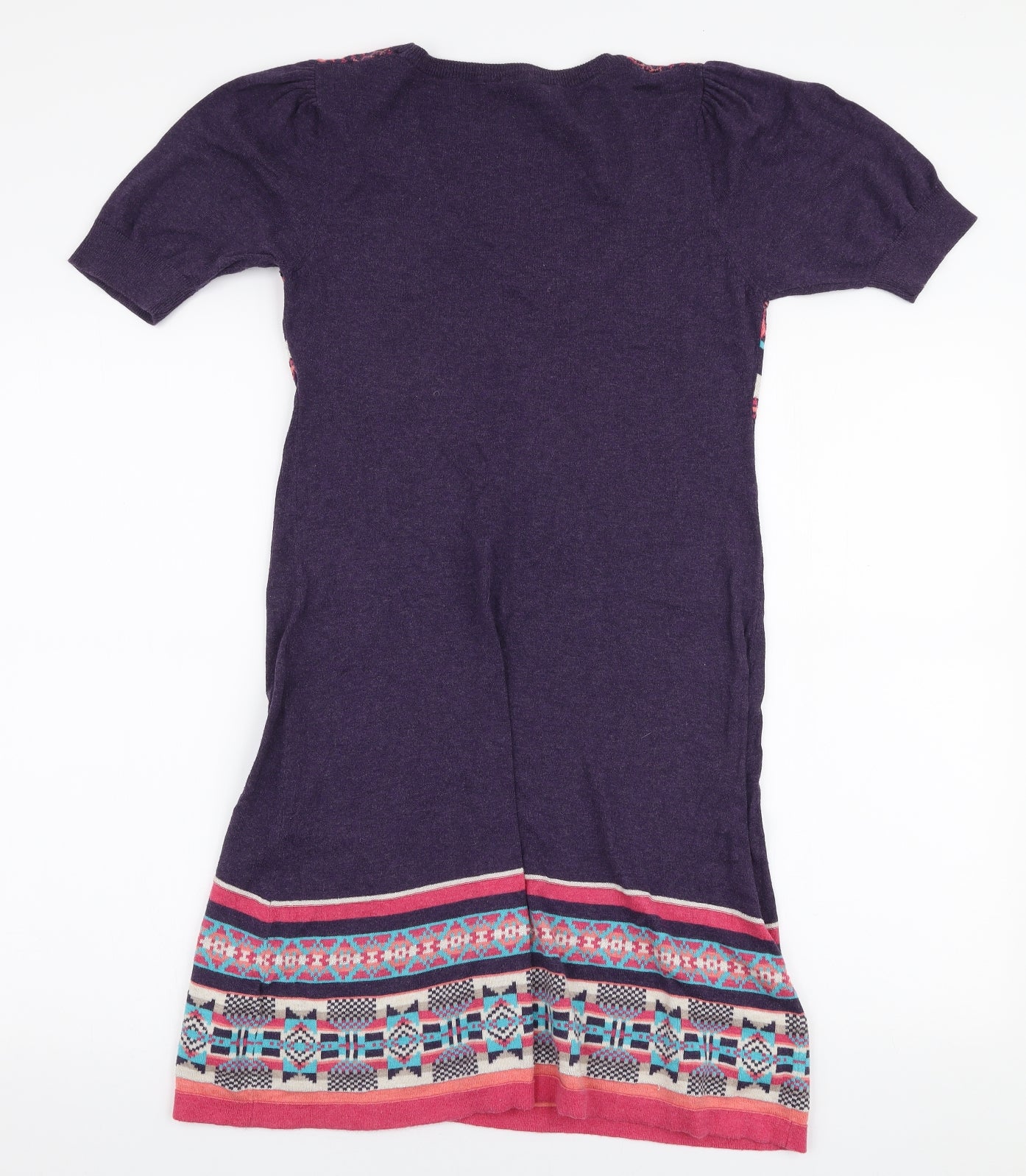 Dorothy Perkins Womens Multicoloured  Cotton A-Line  Size 12  Round Neck Pullover