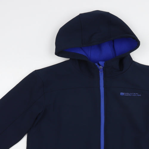 Mountain Warehouse Boys Blue   Windbreaker Jacket Size 13 Years  Zip