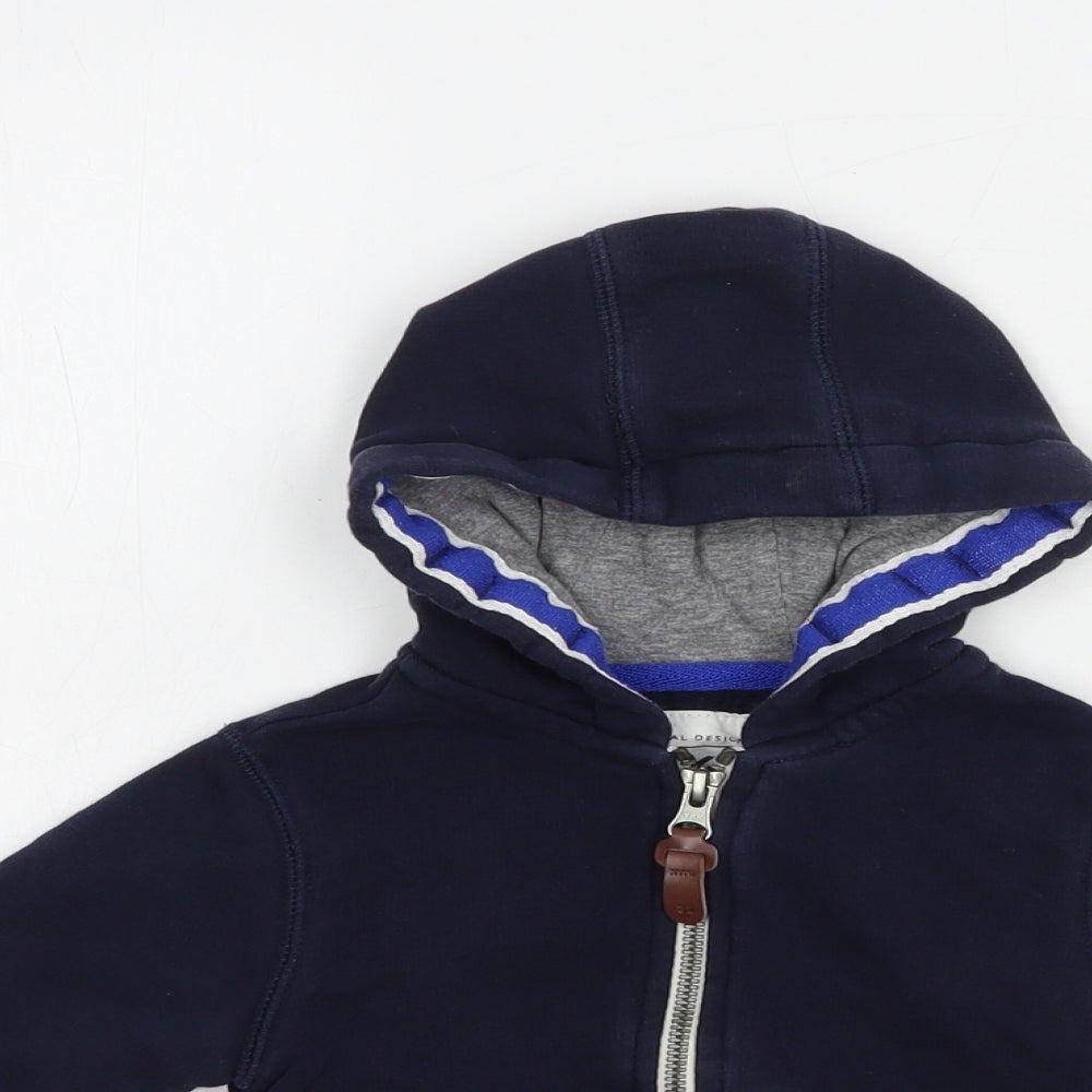 NEXT Baby Blue  Cotton Full Zip Jumper Size 6-9 Months  Zip