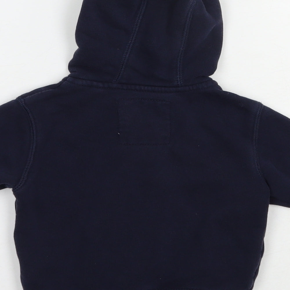 NEXT Baby Blue  Cotton Full Zip Jumper Size 6-9 Months  Zip