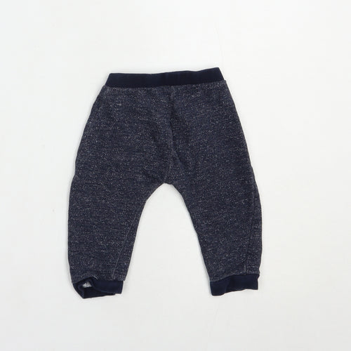 Disney Baby Baby Blue  Cotton Jogger Trousers Size 6-9 Months  Drawstring