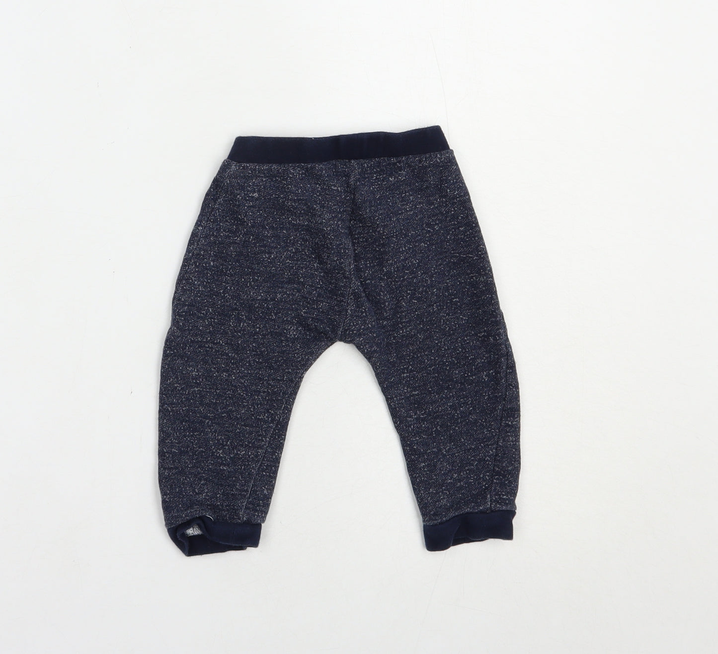 Disney Baby Baby Blue  Cotton Jogger Trousers Size 6-9 Months  Drawstring