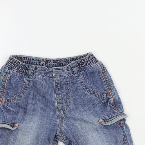 George Baby Blue  Cotton Jogger Jeans Size 3-6 Months