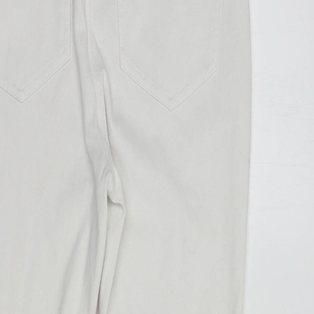 NEXT Womens White  Cotton Jegging Jeans Size 12 L30 in Regular