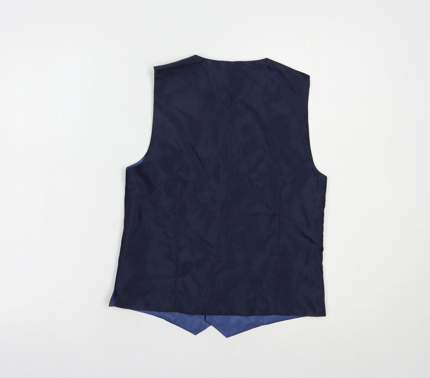 John Lewis Boys Blue   Jacket Waistcoat Size 12 Years  Button