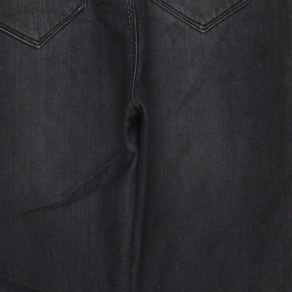 Lee Cooper Mens Black  Cotton Straight Jeans Size 36 L30 in Regular