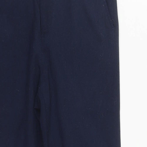 NEXT Boys Blue  Polyester Dress Pants Trousers Size 9 Months L22 in Regular Zip