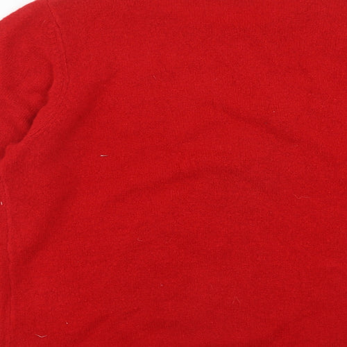 LOVE KNITWEAR Womens Red Round Neck  Acrylic Pullover Jumper Size 20   - Christmas Polar Bear