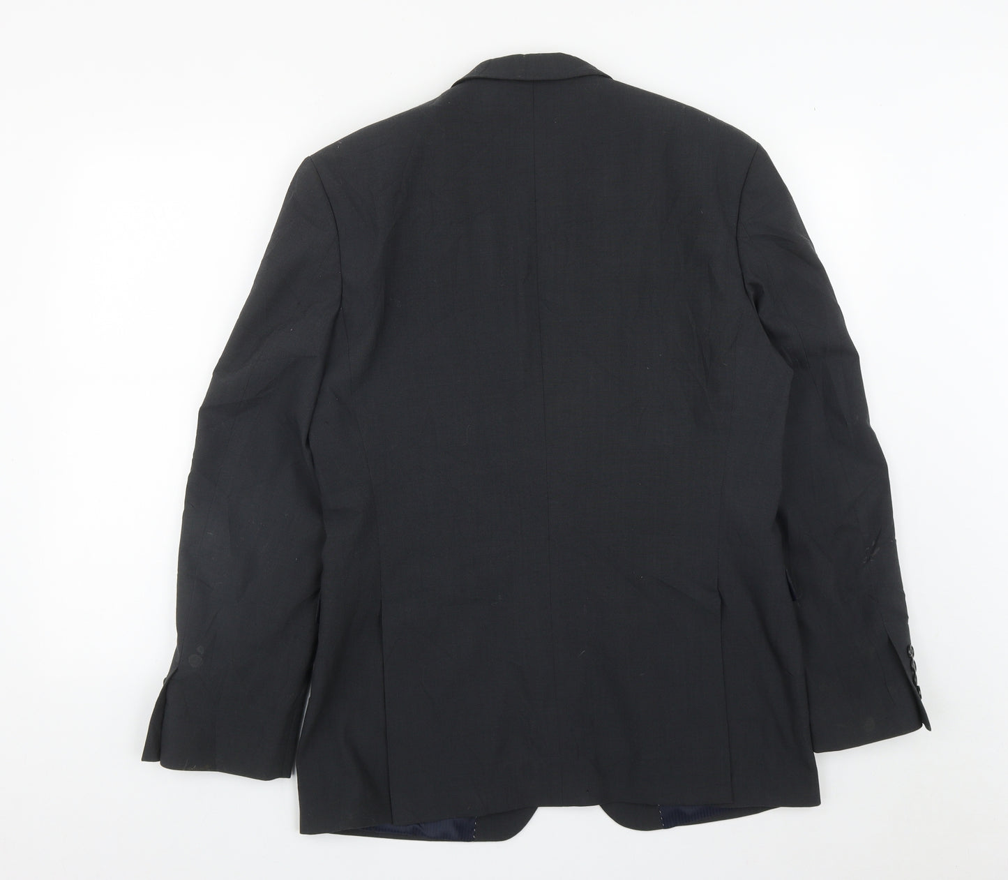 Jack Reid Mens Black  Polyester Jacket Suit Jacket Size 40