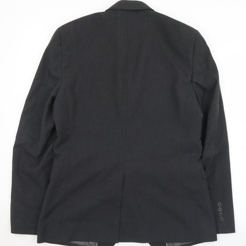 Tailer & Cutter Mens Grey  Polyester Jacket Blazer Size M