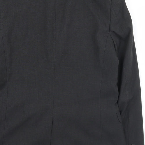 Tailer & Cutter Mens Grey  Polyester Jacket Blazer Size M