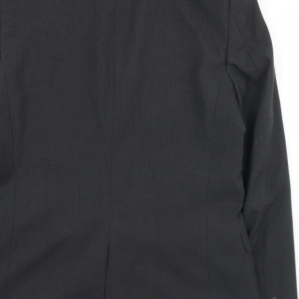 Tailer & Cutter Mens Grey  Polyester Jacket Blazer Size M