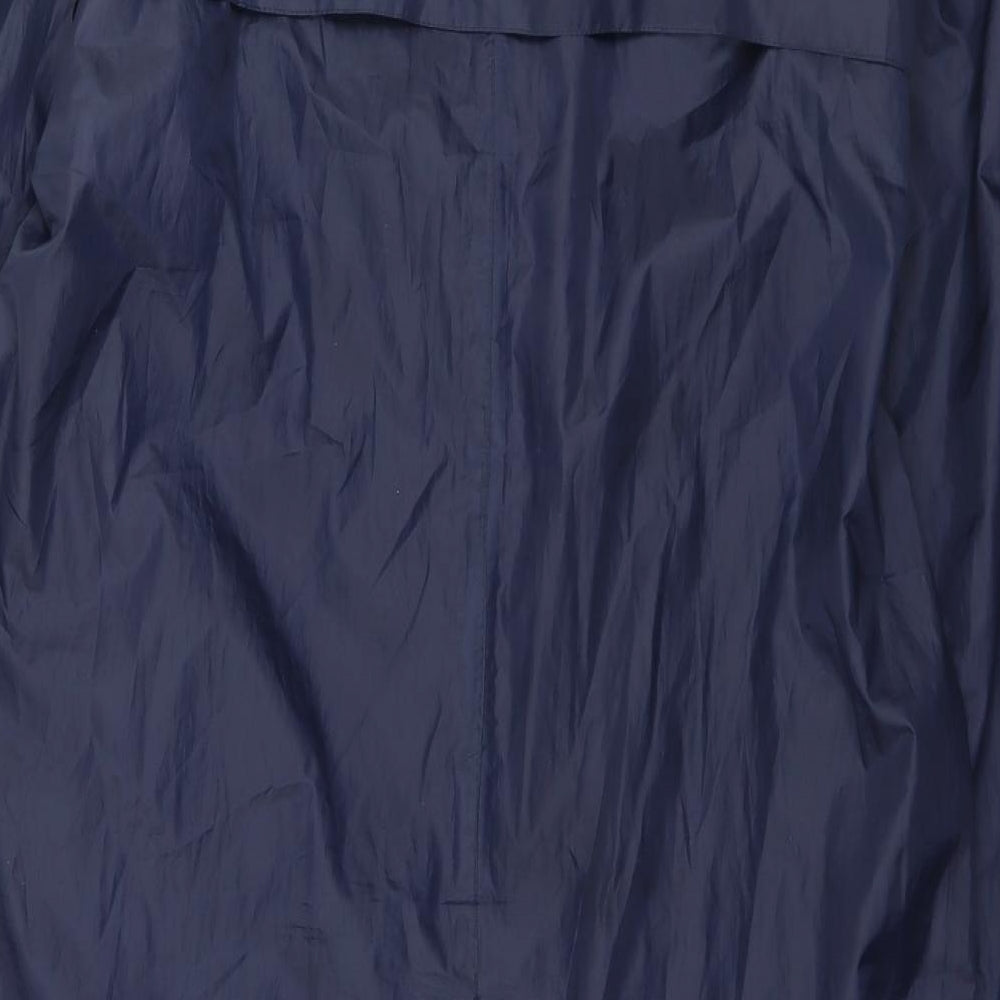Target Dry Mens Blue   Windbreaker Coat Size M  Zip - Waterproof Coating