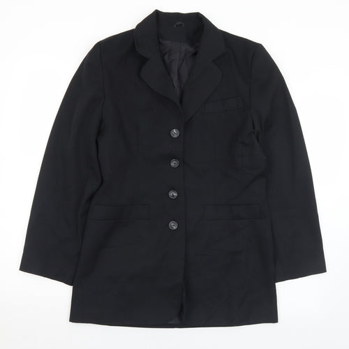 Dorothy Perkins Womens Black   Jacket Blazer Size 12  Button
