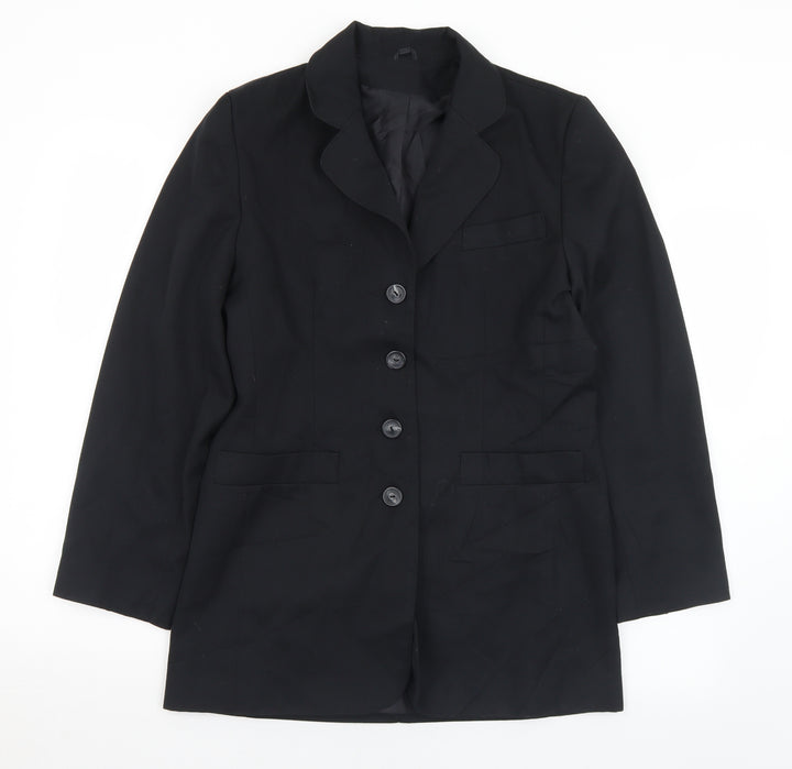 Dorothy Perkins Womens Black   Jacket Blazer Size 12  Button