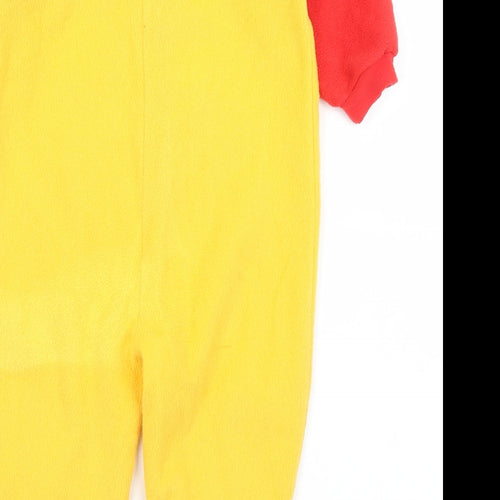 Mothercare Baby Yellow  Polyester Babygrow One-Piece Size 12-18 Months  Zip - Winnie The Pooh