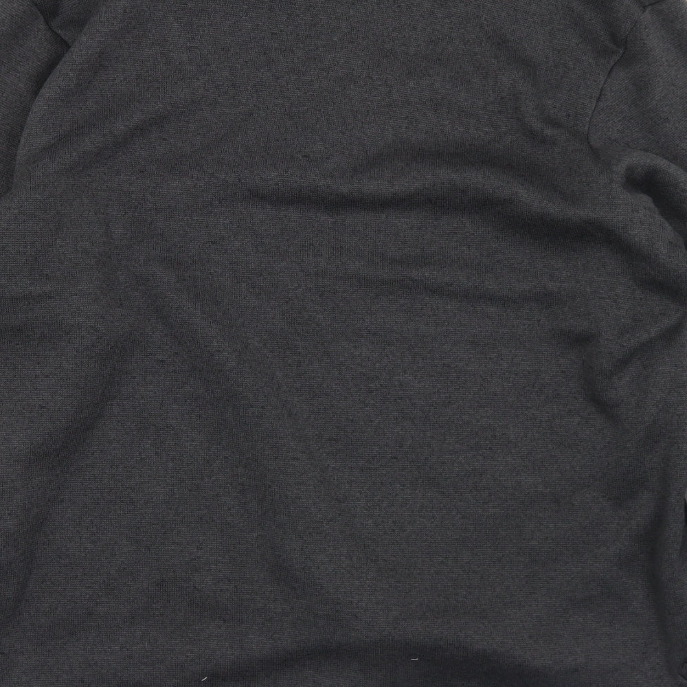 Dare 2B Mens Grey Collared Geometric Polyester Pullover Jumper Size 3XL
