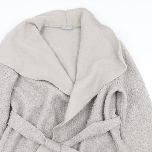 LV Clothing Womens Grey   Jacket Coatigan Size M  Tie