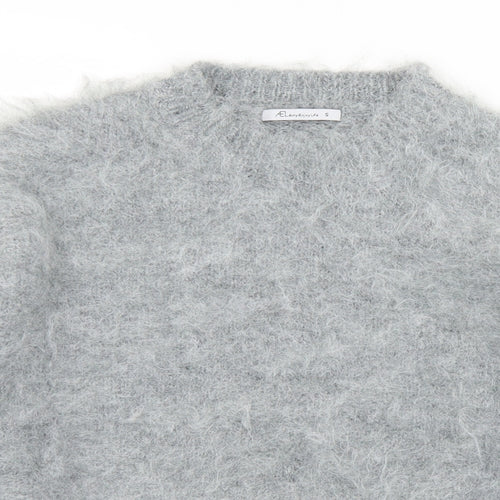 Enjoy Life Womens Grey Mock Neck  Polyester Pullover Jumper Size S