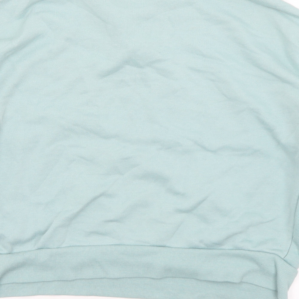 New Look Womens Green  Polyester Pullover Sweatshirt Size 6   - New York