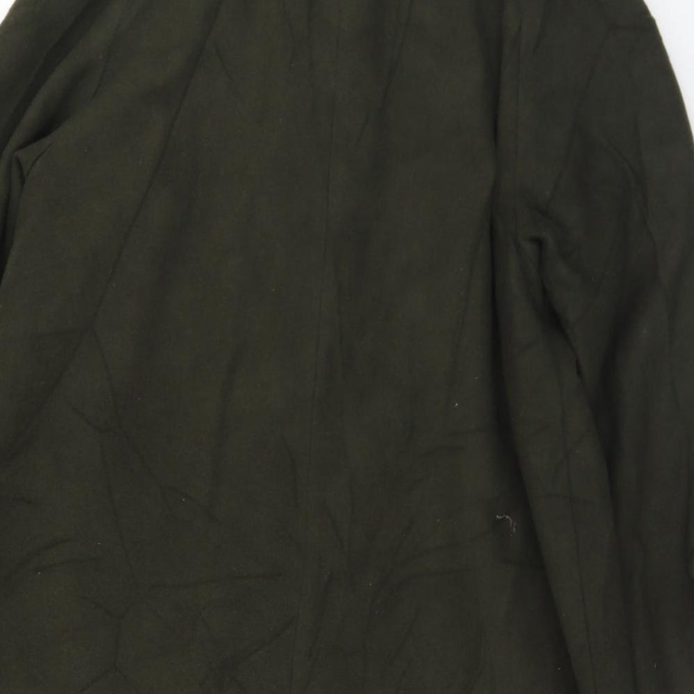 Holmewood Womens Green   Overcoat Coat Size 20  Buckle