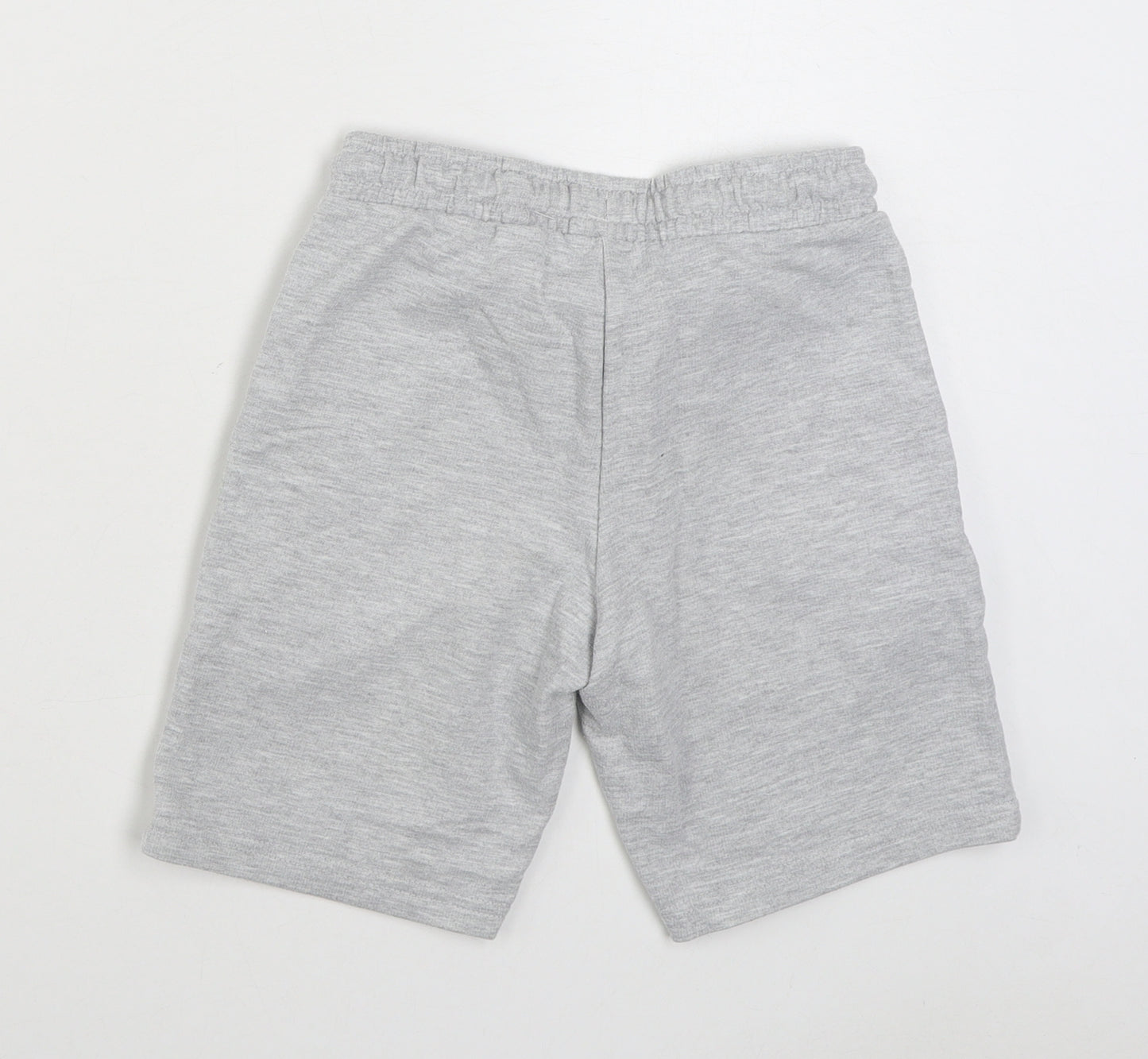 Dunnes Stores Boys Grey  Cotton Sweat Shorts Size 9-10 Years  Regular Tie