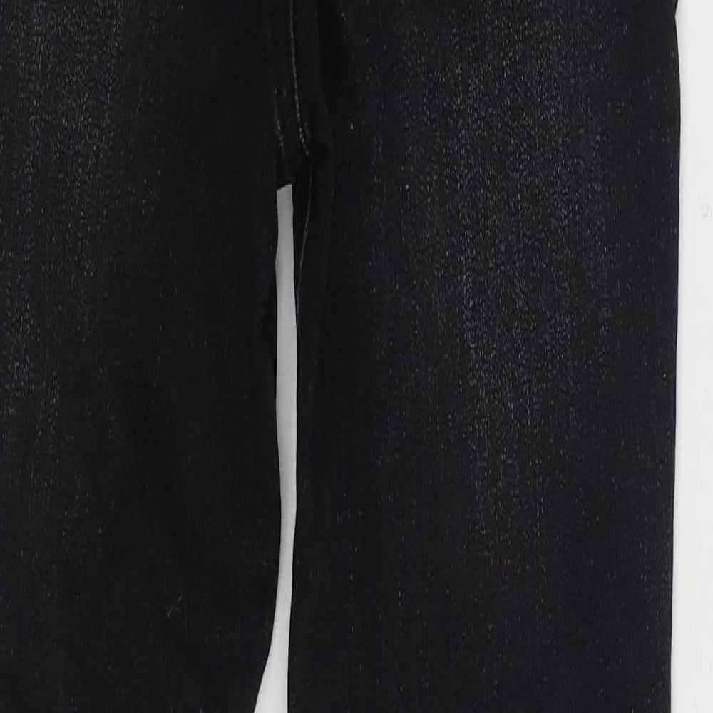 Stradivarius Womens Black  Cotton Skinny Jeans Size 8 L27 in Regular Zip