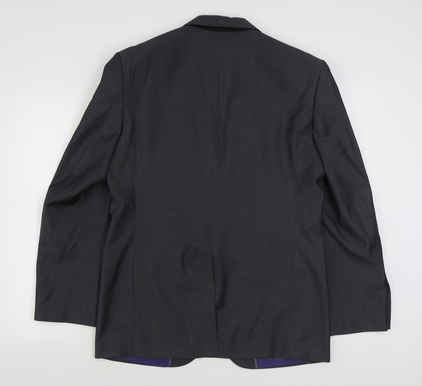 Marks and Spencer Mens Grey  Wool Jacket Suit Jacket Size 40