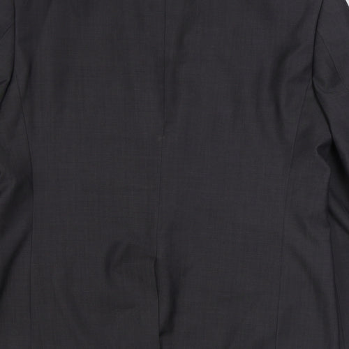 Marks and Spencer Mens Grey  Wool Jacket Suit Jacket Size 40