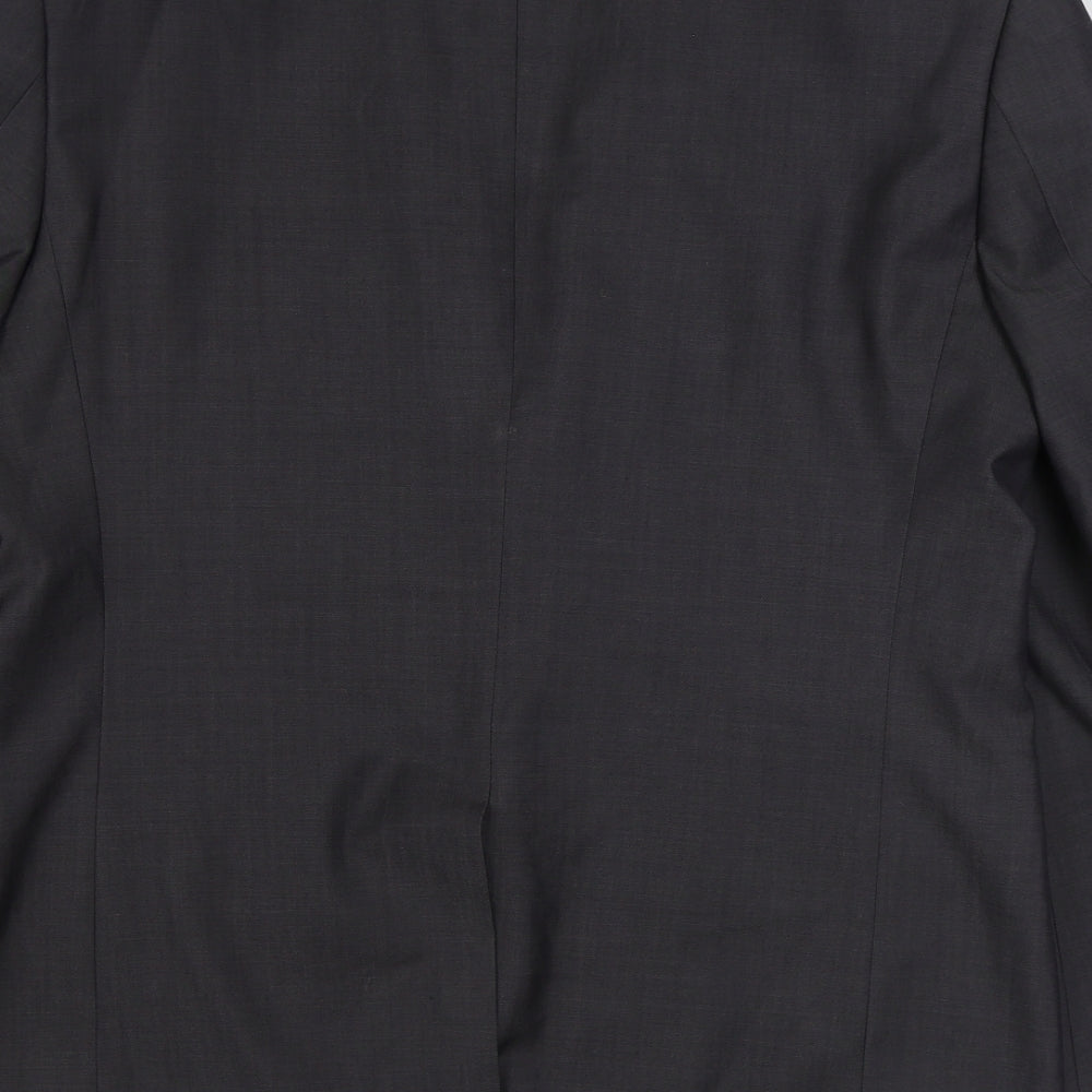 Marks and Spencer Mens Grey  Wool Jacket Suit Jacket Size 40