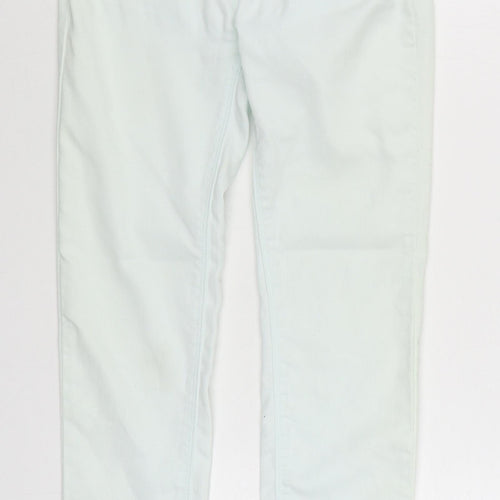Denim & Co. Womens Blue  Cotton Skinny Jeans Size 6 L25 in Regular Zip