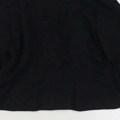 Pilot Womens Black   Jacket Blazer Size 12  Button
