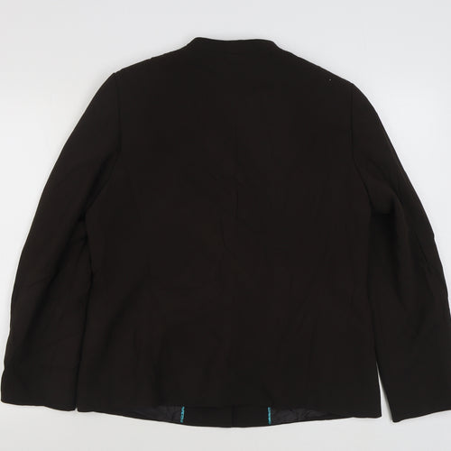 Klass Womens Brown   Jacket Blazer Size 16  Button