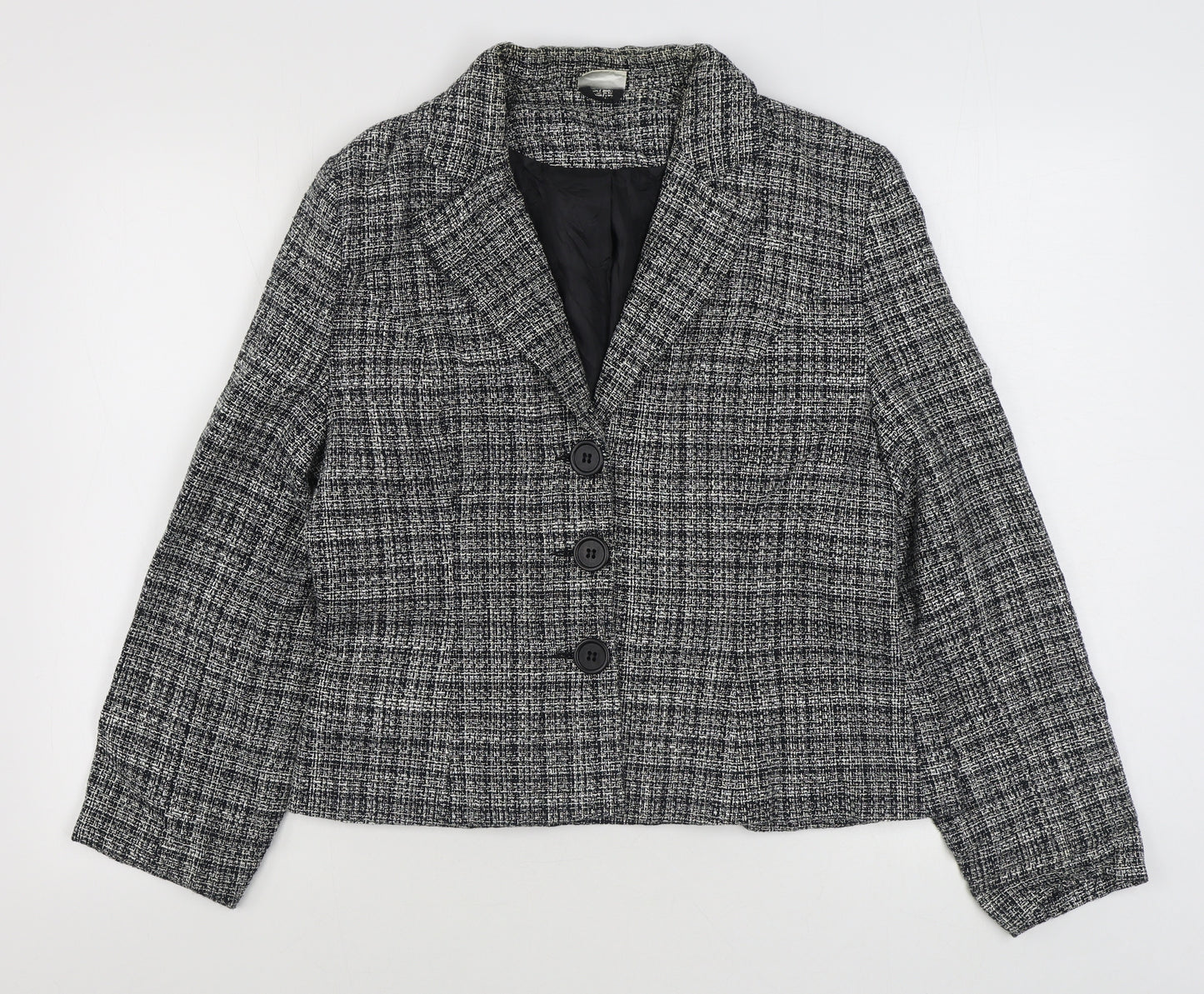 Select Womens Black   Jacket Blazer Size 16  Button