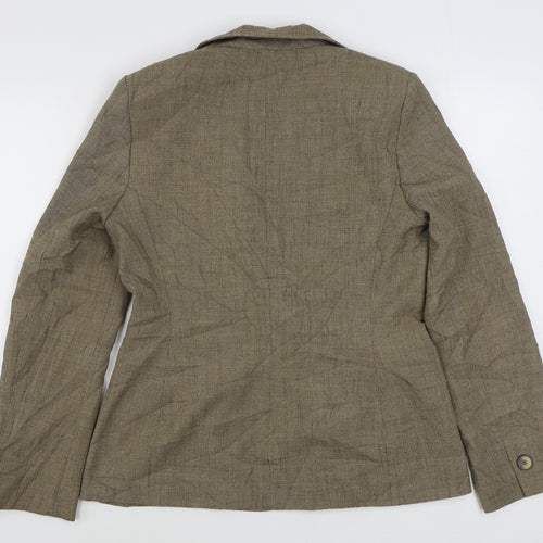 Wallis Womens Brown   Jacket Blazer Size 12  Button