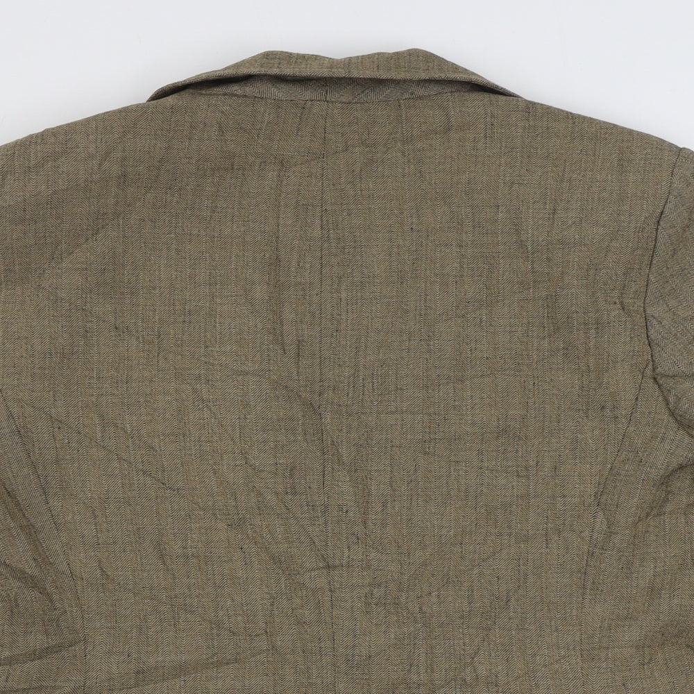 Wallis Womens Brown   Jacket Blazer Size 12  Button