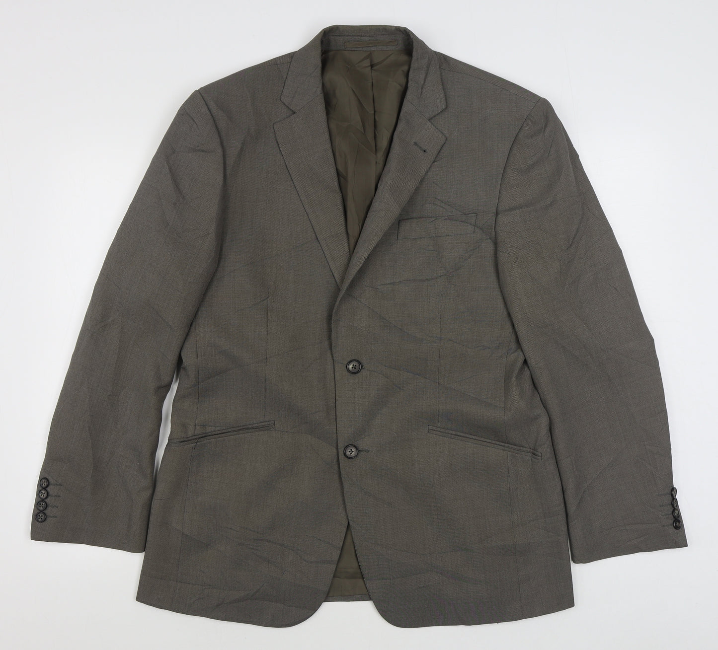 George Mens Blue  Polyester Jacket Suit Jacket Size 40